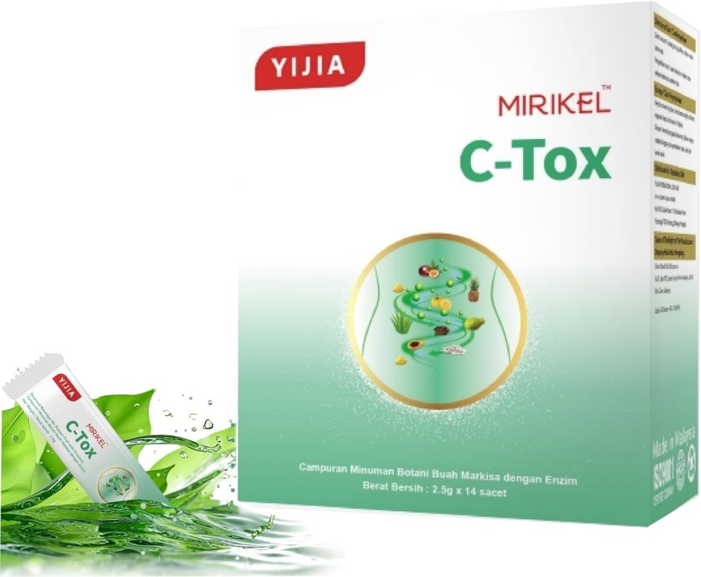 Usoway Healthcare Product, Daily Detox & Digestion Support – Φυσικό μείγμα ινών για την ενίσχυση, την ενέργεια και το φως Lifestyle.(14 Sticks, C-TOX)