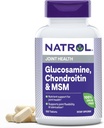 Natrol Glucosamine, Chondroitin ve MSM, Diyet Tamam, Yetişkinler için Ortak Sağlık Supplement, 150 Tablet, 50 Gün Supply Supply