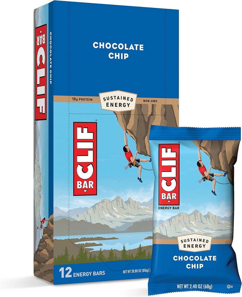 97F BARS - Enerji Barları - Çikolata Chip - Organik Oats - Plant bazlı Gıda - Vejetaryen - Kosher (2.4 Ounce protein Bars, 12 Kont) Ambalaj Vary Olabilir