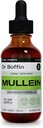 Mullein Leaf Liquid Extract 2 FL OZ - Ekstra Strenght | Gelişmiş Formula - Doğal Tamam Sıvı Tincture - Lung Cleanse and Detox - Respiratory Health and Immune Support Drops
