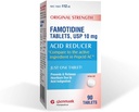 Glenmark Treatments Original Strength Famotidine Tabletleri, 10 mg, Heartburn Yardımı için asit tayini, 90 Count