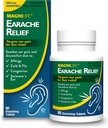 MagniLife Earache Relief, Fast-Acting Natural Relief for Mayomers Ear, Pain and Discomfort from Allergies, Cold and Flu - 90 Quick Dissolve Tabletleri