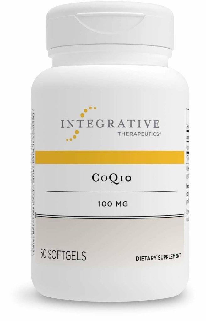 Bütünleştirici Tedaviler CoQ10 (100 mg) - Hücre Enerji, Kalp ve Beyin Sağlık Desteği Yetişkinler için Tamam * - 60 Softgels (60 Hizmet)