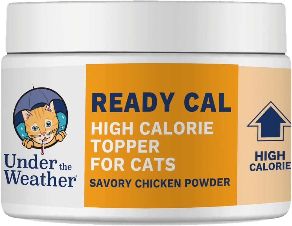 Hava Durumu Kediler için Cal Toz Hazır | High-Calorie, Kilo Winer, Appetite Stimulant, Enerji ATM Pet Supplement | 8 Ounces
