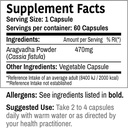 Κάψουλες Aragwadha του DR WAKDE (Cassia Fistula, 60 Veg Caps, φυτικό συμπλήρωμα, Ayurvedic Herb, όλα φυσικά, Vegan)