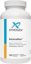 XYMOGEN AdrenaMax - L-Tyrosine + N-Acetyl-L-Cysteine NAC Supplement - Mood, Focus, Alertness ve Nörotransmitter Production - Dopamin (120 Capsules) Sağlıklı Seviyelere Yardım