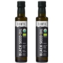 RAWYA Black Seed Oil - Organik Cold Pressed Nigella Sativa - Türk Kökeni - USDA Organik - Doğal Tamam - Siyah Cumin Tohum Petrol - Zengin Flavor & High Concentration - 250 ml Glass Şişe - 2 Pack