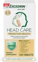 Excedrin Head Care Proactive Health with Magnesium, Ριβοφλαβίνη, Βιταμίνη Β6, Φολικό Οξύ και Βιταμίνη Β12, Συμπλήρωμα Διατροφής Υποστηρίζει Υγεία Κεφαλή και Άνεση Καθημερινή – 110 Count