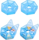 Haftalık Pill Organizer Büyük 7 Gün Pill Box Organizer Günlük Tıp Vakasını Vitamin Balık Yağı Pills Supplements Arthritis Friendly