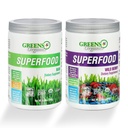 Πράσινοι+ Βιολογικά Superfood σκόνη, Ακατέργαστα Superfood & Wild Berry σκόνη, Gluten Free Superfood σκόνη, εγχύεται με προβιοτικά, USDA Organic, Bundle (πακέτο του 2)