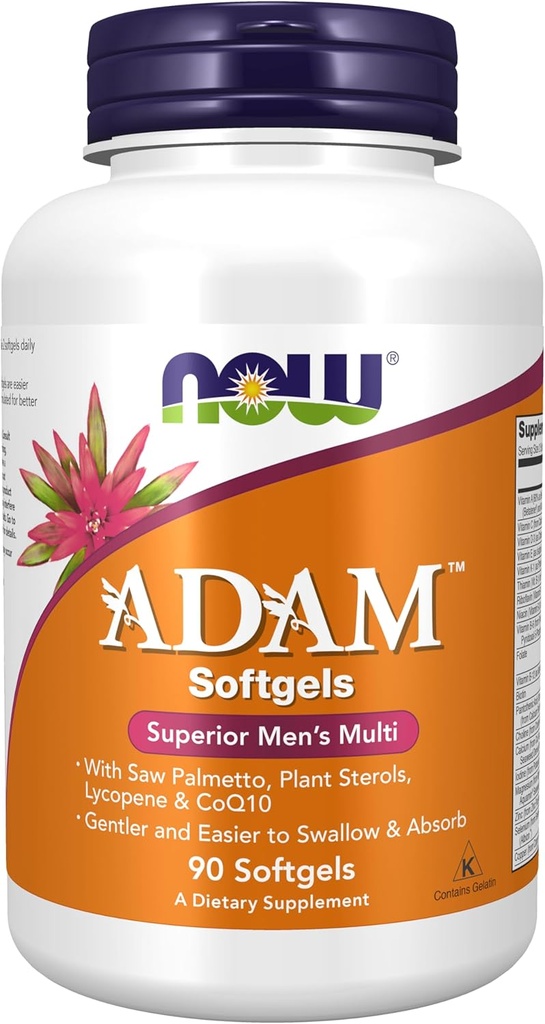 Τώρα η πολλαπλή βιταμίνη του Adam Men, 90 Softgels