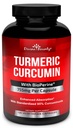 Turmeric Curcumin with BioPerine Black Pepper Extract - 755 mg per Capsule, 120 Veg. Capsules - GMO Free Tumeric, Standardized to% 95 Curcuminoids for maximum Potency