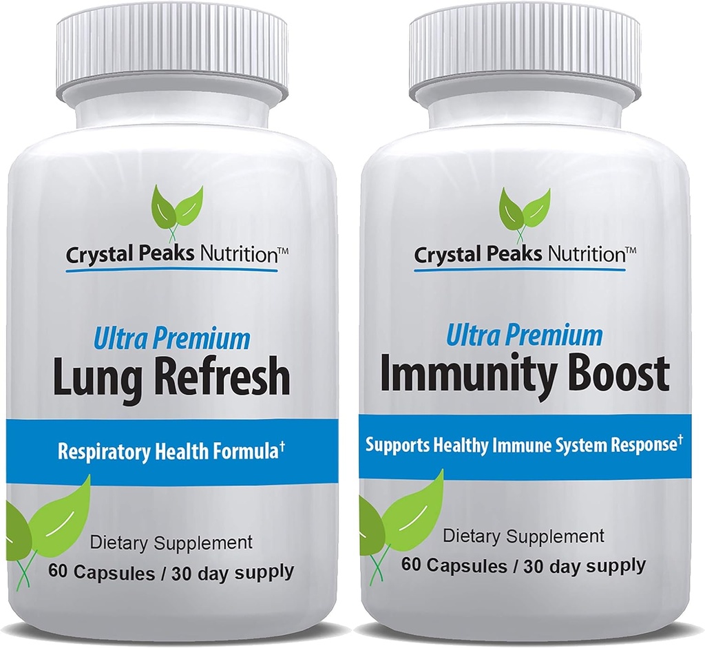 Lung Health ve Immunity System Support Supplements | Nefes almayı ve Immune Savunmanızı Güçlendirmeyi Geliştirin | 30 Günlük Her Şeyin Artırılması