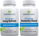 Lung Health ve Immunity System Support Supplements | Nefes almayı ve Immune Savunmanızı Güçlendirmeyi Geliştirin | 30 Günlük Her Şeyin Artırılması
