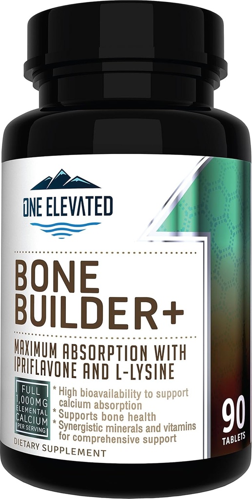 Kapsamlı Bone Builderdis Supplement. En yüksek Gradedis ile formüle edildi -Carbonate/Hydroxyapatite/Citrate, Magnezyum, çinko, D3. Optimum Bone Health ve Bone Strength için Sync'de çalışır.