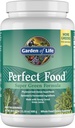 Life Perfect Food Super Green Formula - 60 Hizmet, 45 Superfoods, Greens, Fruit & Veggie Juice Superfood Toz Supplement, Probiyotiks & Organic Spirulina for Digestion & Immune Health