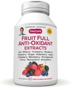 ANDREW LESSMAN Meyve Full Anti-Oxidant, 60 Capsules - 14 Doğal Meyve ve Berry Ekstraksiyonu. Bilberry, Cranberry, Grape Tohumu, Pomegranate, Resveratrol ve Daha Fazlası Sw Capsules