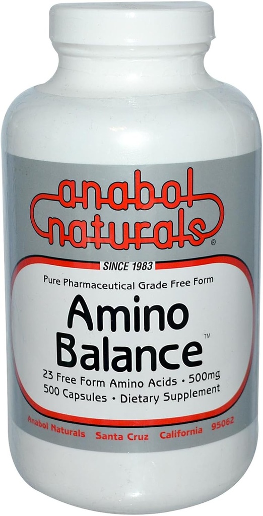 Amino Balance 500 caps, Energy Dee Supplement, Tamam 23 Ücretsiz Form Amino Asits EAA'nın Spor Beslenmesi Için 9 Temel Derilu Asitler, Post Workout Muscle Recovery