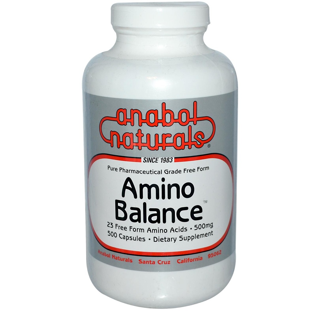 Amino Balance 500 caps, Energy Dee Supplement, Tamam 23 Ücretsiz Form Amino Asits EAA'nın Spor Beslenmesi Için 9 Temel Derilu Asitler, Post Workout Muscle Recovery