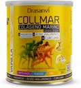 Drasanvi COLLMAR Hydrolyzed Collagen Magnezyum ve Turmeric 300g Toz Vanilla Flavor - Kas Büyümesi için Gluten Free