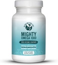 Mighty Omega 1000 Potent Omega 3 συμπλήρωμα 1000 MG EPA DHA ανά κάψουλα Υψηλή δόση Omega 3 Fish Oil South Pacific Anchovy Πηγή - Τριγλυκερίδια Omega 3 συμπλήρωμα λιπαρών οξέων