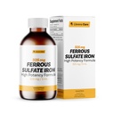 Ferrous Sulfate 325 mg Sıvı Demir, Llorens Care tarafından Elemental Iron 65mg - 6 oz - Caramel Flavor (6 oz, Caramel)