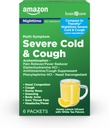 Temel Bakım Gecesi Soğuk, Flu ve Cough Suppressant Tıp Tozu, Ağrı Reliever/Fever Function, Nasal Decongestant, Antihistamine, Honey Lemon Beyaz Çay Flavors ile bir araya geldi, 6 Kont
