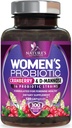 Kadınlar için 60 milyar CFU - 16 Strains, Prebiyotiks & Cranberry, PH Balance, Digestive Health, Vaginal & Immune Support, Womens Probiyotik for Gut Health, Raf Stable - 120 Capsules & Cranberry