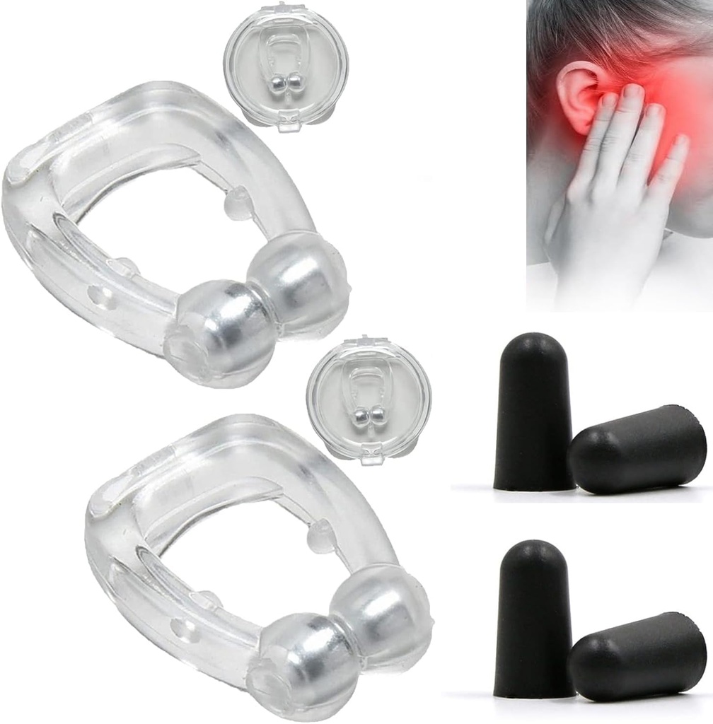Acupeace Tinnitus Relief Device, Auricalm Tinnitus Relief Device, Tinnitus Ear Cuff Set Stop Ear Ringing (1Pair)