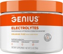 Genius Electrolytes Toz İçecek Mix, Orange Fizz, 30 Hizmet - Doğal Hydration ATM & Endurance Supplement with P properties, Magnezyum & çinko - Sugar Free & No Yapay Sweeteners or Dyes