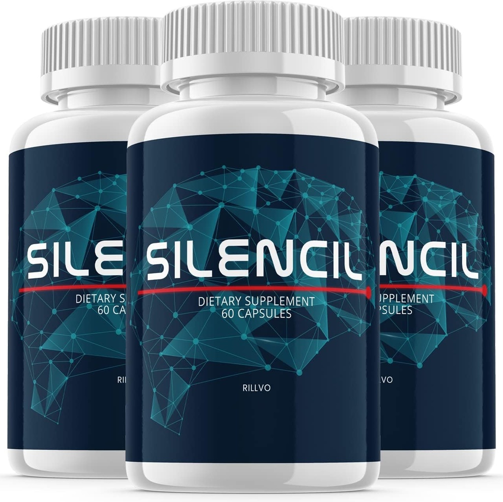 (3 συσκευασία) Silencil Advanced χάπια συμπλήρωμα για εμβοές, κάψουλες για την υγεία του αυτιού υποστήριξης (180 κάψουλες)
