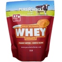Pure Choice Peanut Butter Whey Isolate Protein Toz, 28g Protein & Low Fat, En İyi Soğuk Filtrelenmiş & Undenatured Whey, No Fillers Or Yapay Sweeteners (Peanut Butter, 12 oz)