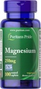Puritans Pride Magnezyum 250 Mg Caplets, 100 Count