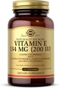 Solgar Vitamin E 200 IU - 100 Softgels - Doğal Antioksi, Immune System Support - Gluten Free, Dairy Free - 100 Hizmet
