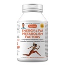 ANDREW LESSMAN Energy and Fat Μεταβολισμός Παράγοντες 360 Κάψουλες - Προάγει την βέλτιστη καύση λίπους και την ενέργεια Μεταβολισμός, με Carnitine, Πράσινο Τσάι, Guarana, Ginseng, B-Complex. Εύκολο να καταπιείτε κάψουλες