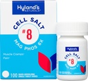 Hyland'ın No. 8 Hücre Salt Mag Phos 6X, PMS Relief, Natural Homeopathic Relief of Menstrual Pain and Muscle Cramp Belirtileri, Kas Relaxer, Quick Discrypt Tabletleri, 100 Count