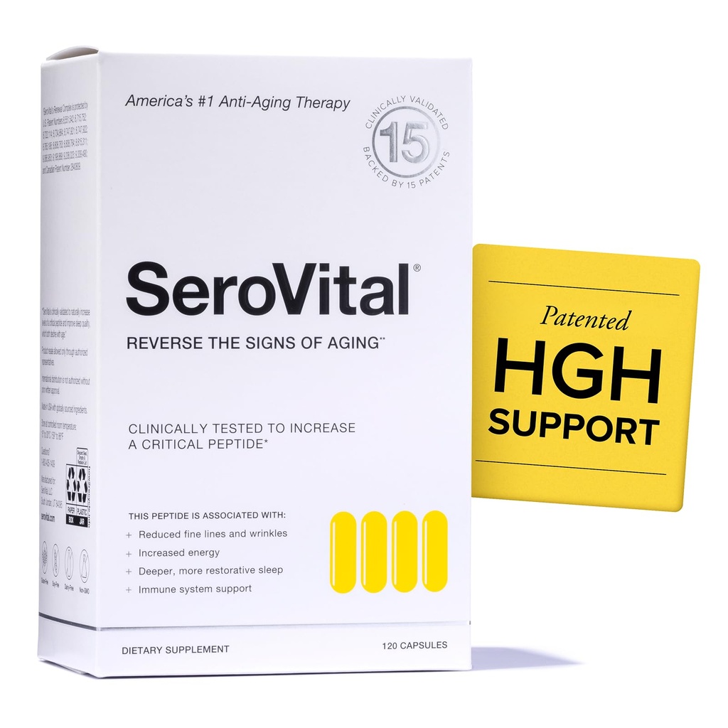 Serovital Renewal Kompleksi - Anti Aging Supplements - Amino Asits - I - Geliştirilmiş Enerji ve Immunity, Better Deeper Sleep, 30-Day Supply