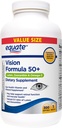 Equate Vision Formula 50+ Lutein, Zeaxanthin & Omega-3, 300 Softgels
