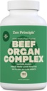 Zen Principles Grass Fed Beef Organs Supplement – Desiccated Liver, Heart, Kidney, Pancreas, Spleen, Intestine & Tripe/Stomach – Grass-Fed & Grass-Finished The Natural Pastures of New Zealand