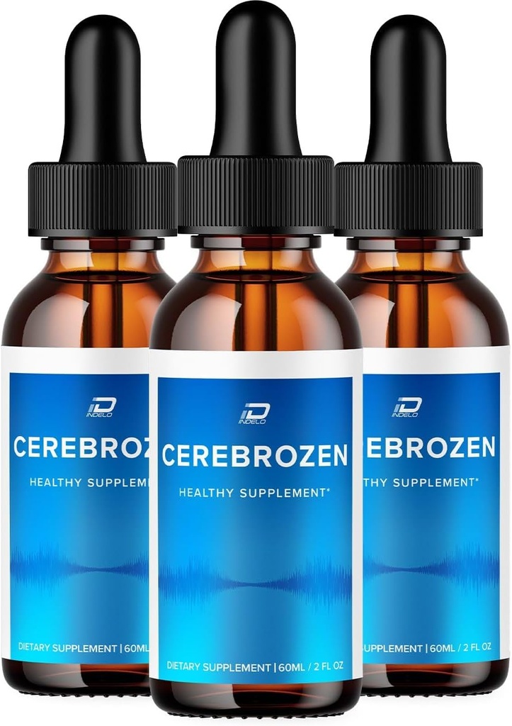 Cerebrozen Tinnitus Ear Drops - Cerebrozen 24, Cerebrozen Liquid Drops, Cerebrozen Yorumlar, Cerebrozen Drops for Ear Relief (3 Pack - 180 ML)