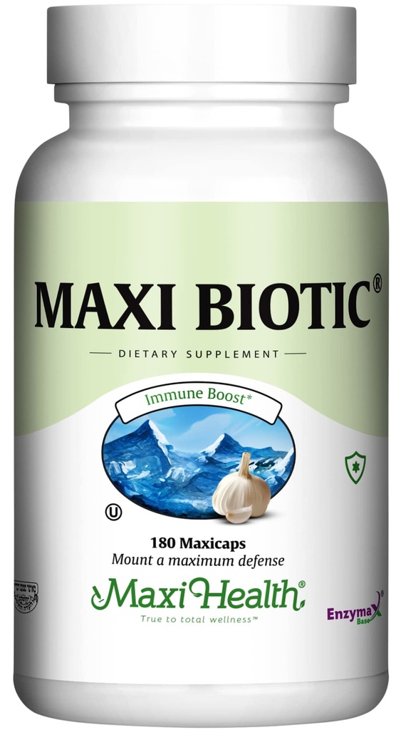 Maxi Health - Maxi Biotic Aged Garlic Extract Κάψουλες (180 Count) 