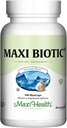 Maxi Health - Maxi Biotic Aged Wellness Extract Capsules (180 Kont) | Kyolic, Supplement with Spirulina, Echinacea, Oregano ve Enzymax - Doğal Antioksi - Wellness Support Capsules