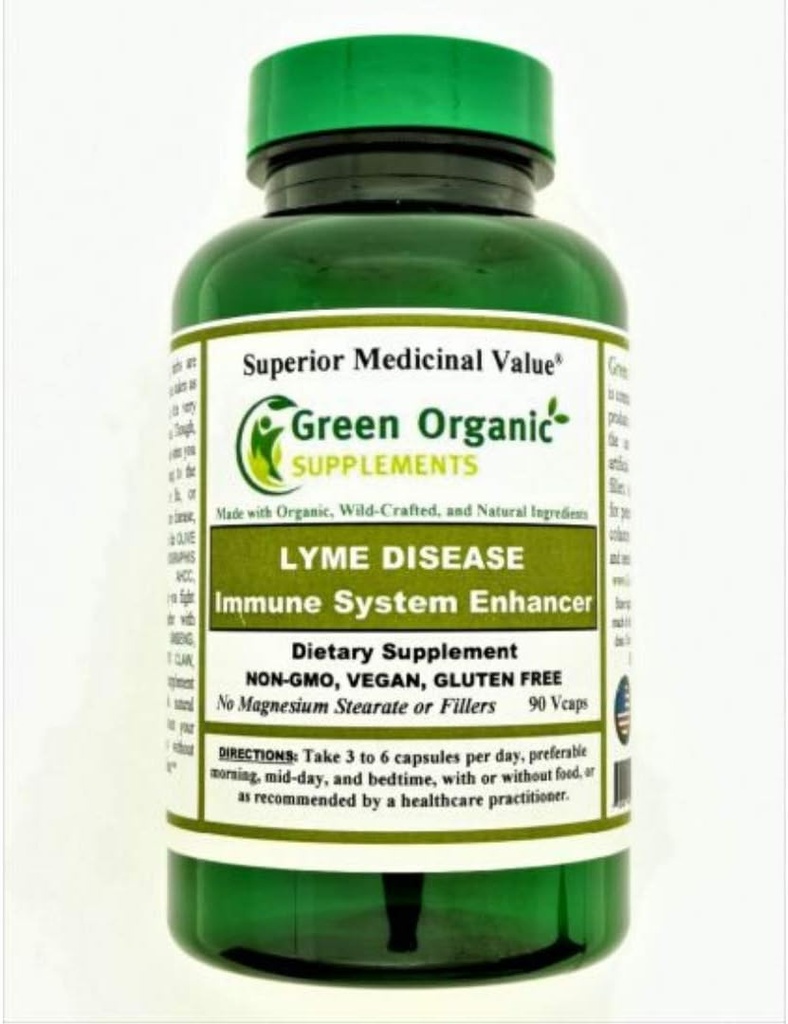 Yeşil Organik Supplements Lyme Hastalığı, Immune Sistemi Geliştirmer, Antibiyotik (4000 of 1)