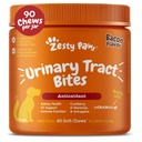 Zesty Paws Cranberry συμπλήρωμα για τα σκυλιά - Έλεγχος της ουροδόχου κύστης για τα σκυλιά - ούρα Φυλλαδική υποστήριξη - Cranberry Chews με D-Mannose, βιταμίνη B6 & L-αργινίνη - Ανοσοποιητικό & Gut Υποστήριξη - Μπέικον - 90 Count