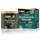 NAD+ συμπλήρωμα - Λιποσωμική Νικοτιναμίδη Ριβοζίδιο, ρεσβερατρόλη, Quercetin Υψηλή καθαρότητα NAD συμπλήρωμα για την καταπολέμηση της γήρανσης, ενέργεια, εστίαση - 80 κάψουλες (40 εξυπηρετούν)