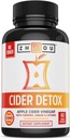 Zhou Cider Detox - Apple Cider Vinegar Capsules with Mother, Raw Natural ACV Pills for Women & Men, Herbal Kompleks Supplement with Turmeric & Cayenne Pepper - 60 Vegan Capsules