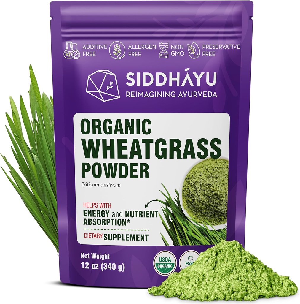 Siddhayu Organik Buğdaygrass Toz - 12 oz