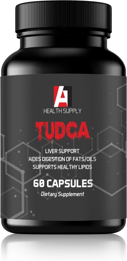 TUDCA 500mg Liver and Gallbladder Cleanse Supplement, 60 Capsules, 250mg. Premium TUDCA