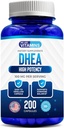 DHEA 100 mg 200 Capsules - 200 Günlük DHEA Capsules - Erkekler ve Kadınlar için Hormon Dengesi ve Enerji Seviyeleri Yardım