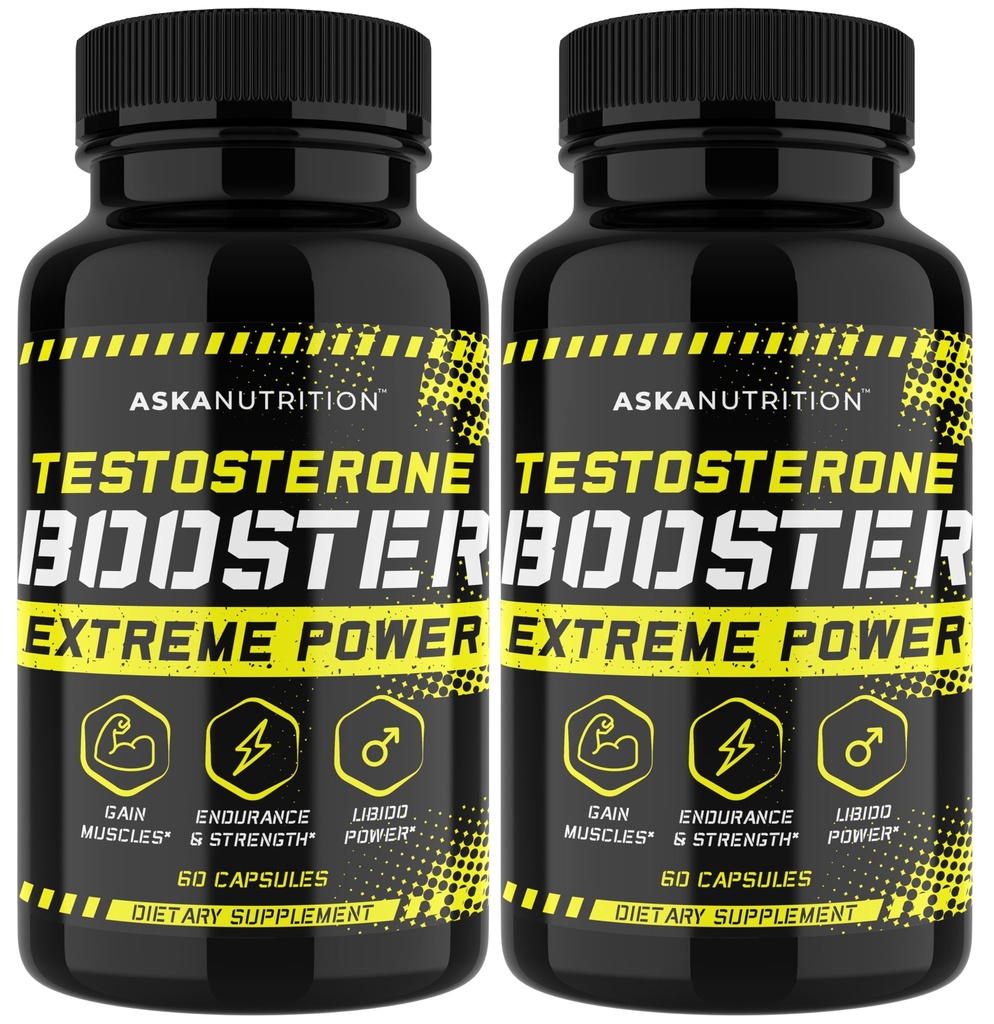 Erkekler için testosteron ATM - Boyy Goat Weed & Tongkat Ali - Muscle Builder Enlargement Pills - Doğal Test ATM Artan Arzu, Enerji, Stamina, Libido (2 PACK)